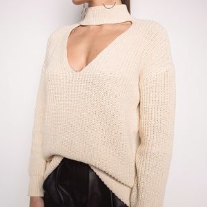 Zara Knit Choker Sweater